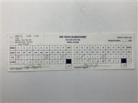 Calcavecchia, Sluman, Tway & Seven Others Signed 1998 Tour Championship Official Scorecards