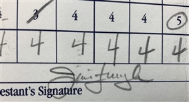 Calcavecchia, Sluman, Tway & Seven Others Signed 1998 Tour Championship Official Scorecards