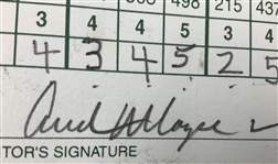 Toms, Magee, Funk & Five Others Signed 1999 Memorial Tournament Official Scorecards 