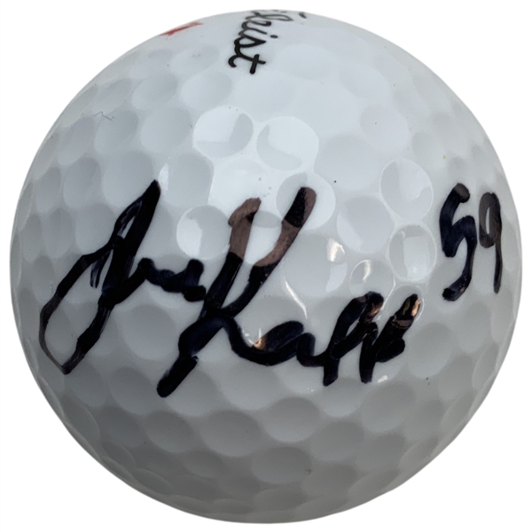 Jack Knapp Signed Titleist Golf Ball w/ 59 Inscrip JSA ALOA