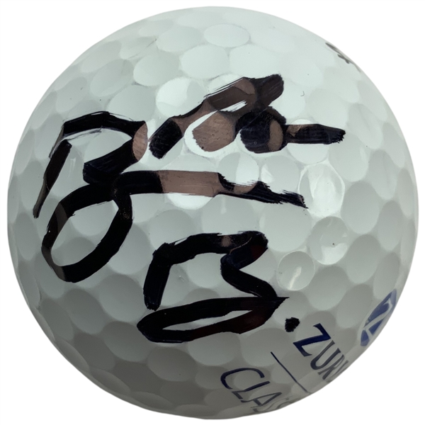 Blades Brown Signed Titleist Pro V1 Zurich Classic Logo Golf Ball JSA ALOA