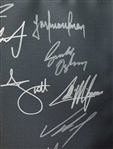 Scottie, USA & International Team Signed Presidents Cup Golf Flag JSA ALOA