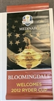 2012 Ryder Cup Medinah Bloomingdale Promotional Street Pole Banner