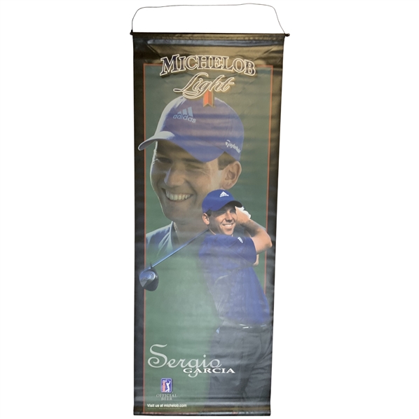 Michelob Light Sergio Garcia PGA Tour Promotional Advertising Banner