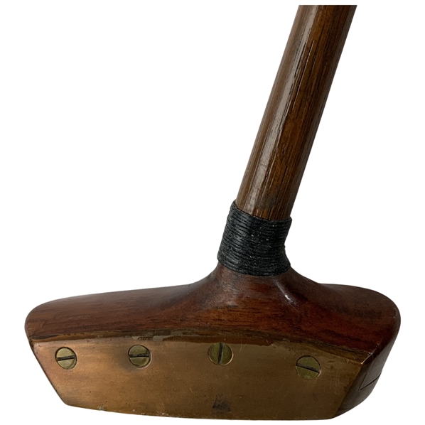 R.G. Tyler Hickory Shafted Wooden Mallet Putter