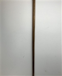 Antique Hickory-Shafted Wooden Putter with Brass Sole Plate