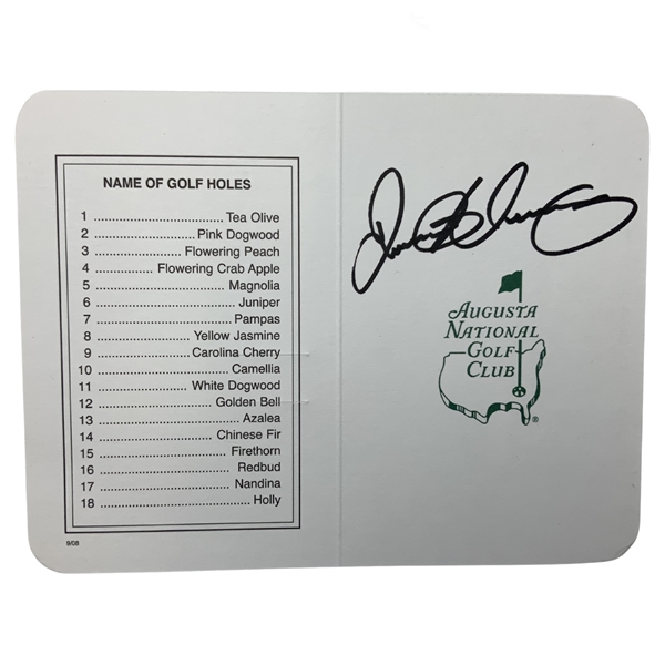 Rory Mcilroy Signed ANGC Scorecard JSA ALOA