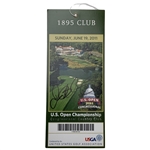 Rory Mcilroy Signed 2011 US Open Congressional CC Sunday Final Rd Grounds Ticket JSA ALOA