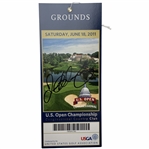 Rory McIlroy Signed 2011 US Open at Congressional Saturday Ticket JSA ALOA
