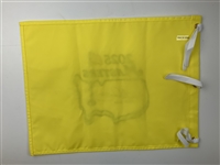 Rory Mcilroy Signed 2025 Masters Tournament Embroidered Flag w/ 'Grand Slam'  JSA ALOA