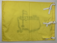 Tiger Woods Signed Undated Masters Tournament Embroidered Flag JSA ALOA
