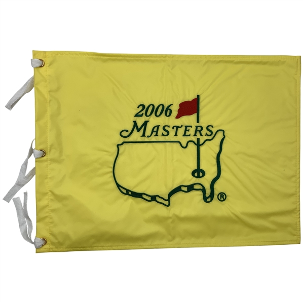 2006 Masters Tournament Embroidered Flag - Mickelson Win