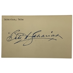 Babe Didrikson Zaharias Signed Vintage United States Postal Card JSA ALOA