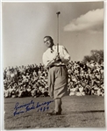 A Trio of Photographs and Ephemera Relating to Golfer Gene Sarazen Including Signed Portrait JSA ALOA