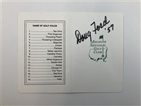 O'Meara, Faldo, Ford, Mize, Lyle & Olazabal Signed ANGC Scorecards JSA ALOA