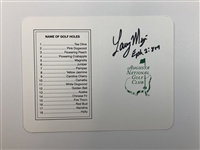 O'Meara, Faldo, Ford, Mize, Lyle & Olazabal Signed ANGC Scorecards JSA ALOA
