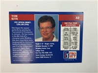 A Collection of Six Signed 1991-1992 Pro Set and Fax Pax Golf Trading Cards JSA ALOA