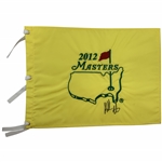 Bubba Watson Signed 2012 Masters Tournament Embroidered Flag JSA ALOA