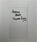 Patrick Reed Signed 2018 Masters Tournament Embroidered Flag JSA #U93525