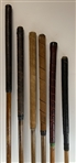 Six Antique Hickory-Shafted Golf Clubs by Tom Stewart w/ Tom Morris, and Harry Vardon Models