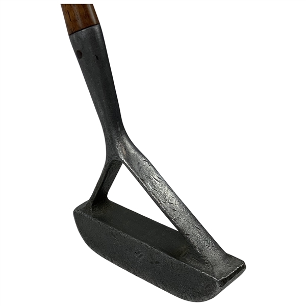 Vintage Otto Hackbarth Putter with Forked Hosel pat. 687539 with Shaft Stamp