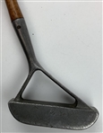 Vintage Otto Hackbarth Putter with Forked Hosel pat. 687539 with Shaft Stamp