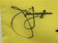 Jim Furyk Signed 2003 US Open at Olympia Fields Flag JSA ALOA