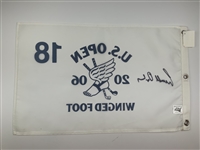 Geoff Ogilvy Signed 2006 U.S. Open at Winged Foot Flag JSA ALOA