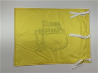 Mike Weir Signed 2003 Masters Tournament Embroidered Flag JSA ALOA