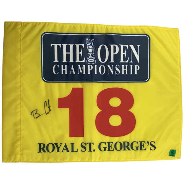 Ben Curtis Signed 2003 Open Championship at Royal St. Georges Flag JSA ALOA