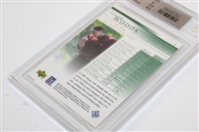 2001 Tiger Woods Upper Deck Rookie Card BGS #0001437257 NM-MT+ 8.5