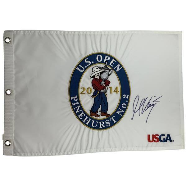 Martin Kaymer Autographed 2014 U.S. Open Championship Golf Flag Pinehurst No. 2 JSA #AD43795
