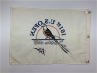 Retief Goosen Signed 2001 US Open at Southern Hills Flag JSA ALOA