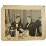 Sasha (Alexander Stewart), Inscribed Portrait of P.C. Burton, Vintage Silver Gelatin Print