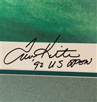Tom Kite Signed 1992 US Open Pebble Beach Limited Edition Print by Brent Hayes JSA ALOA