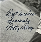 Patty Berg Signed P.A.-Reuter Press Photograph Sunningdale 1951 JSA ALOA