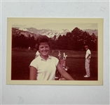 Two 1963 US Women Amateur Championship Golf Memorabilia Items Including a Signed Scorecard