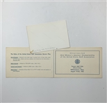 Two 1963 US Women Amateur Championship Golf Memorabilia Items Including a Signed Scorecard