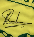 Charl Schwartzel Signed 2011 Masters Tournament Embroidered Flag JSA ALOA