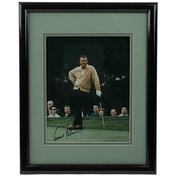 Arnold Palmer Signed Framed Photo JSA ALOA