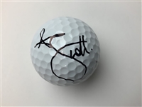 Two Adam Scott Autographed PGA Tour Memorabilia Items JSA ALOA