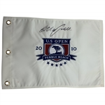 Graeme McDowell Signed 2010 U.S. Open Pebble Beach Golf Flag JSA ALOA