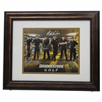 Trevino, Couples, Kuchar, Price, Love, & Snedeker Signed Bridgestone Golf Framed Photo JSA ALOA