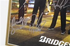 Trevino, Couples, Kuchar, Price, Love, & Snedeker Signed Bridgestone Golf Framed Photo JSA ALOA