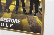 Trevino, Couples, Kuchar, Price, Love, & Snedeker Signed Bridgestone Golf Framed Photo JSA ALOA