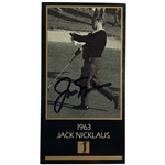 Jack Nicklaus Signed 1993 Grand Slam Ventures Champions of Golf The Masters Collection Card JSA ALOA