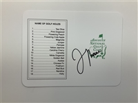 Xander, Thomas, Watson, Player & 3 More Signed ANGC Scorecards JSA ALOA