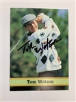 Tom Watson, Norman, Floyd & Four Others Signed Golf Cards JSA ALOA