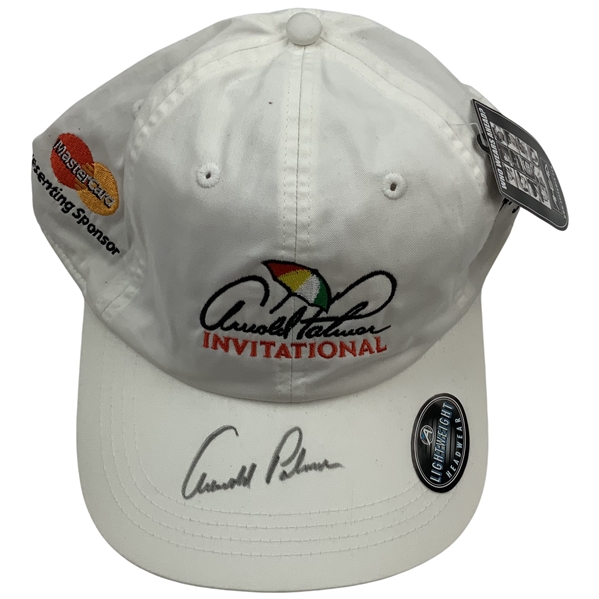 Arnold Palmer Signed Arnold Palmer Invitational Ahead Golf Hat JSA ALOA
