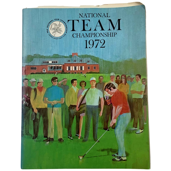 Multi Signed 1972 PGA National Team Championship Program and Pro-Am Pairings Sheet JSA ALOA